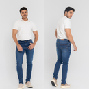 Calça Jeans Lavado Masculina Skinny