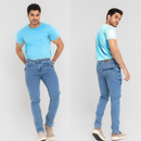 Calça Masculina Jeans Claro Skinny