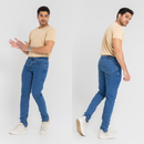 Calça Jeans Azul Vívido Skinny