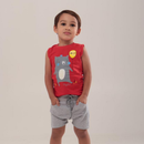 Conjunto Infantil Masculino Regata e Shorts