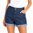 Short Jeans Dobrado Feminino