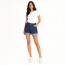 Short Jeans Dobrado Feminino