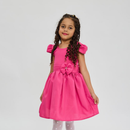 Vestido Infantil Casual com Laço