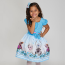 Vestido Infantil Temático de Personagens